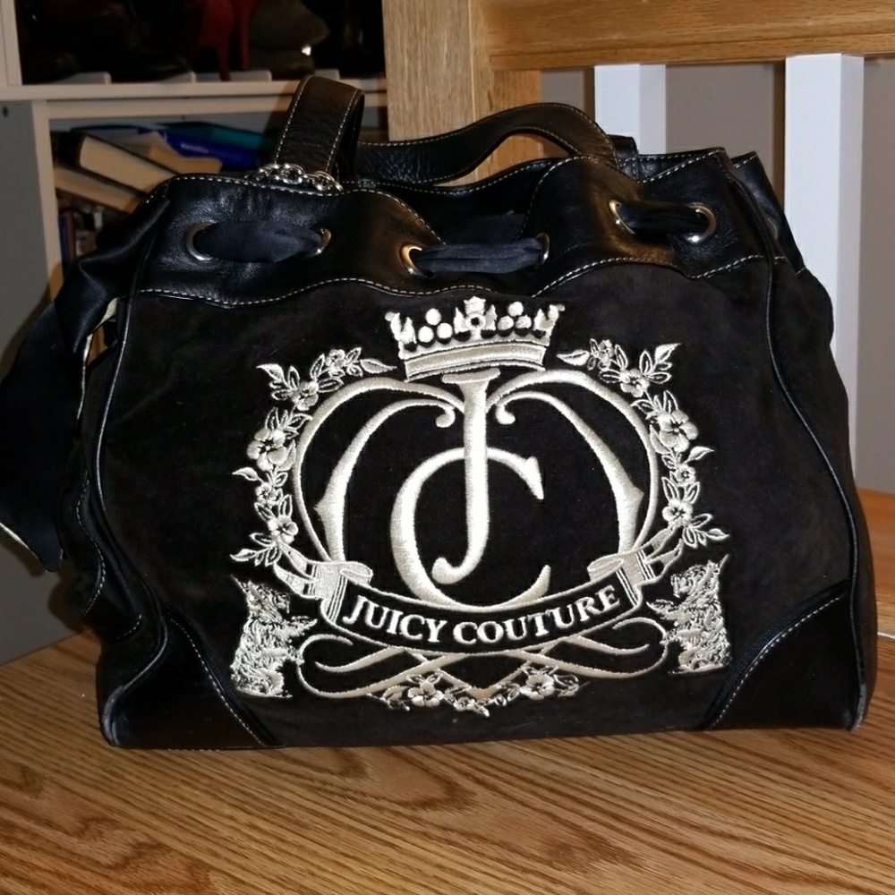Velour handbag